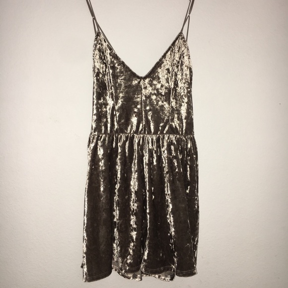 PACSUN LA HEARTS VELVET ROMPER - Picture 1 of 3